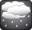 Nublado con lluvias Nublado con lluvias