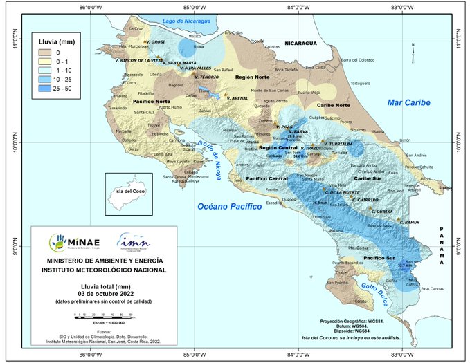 Imagen mapa de lluvia diaria